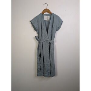 Not Perfect Linen (NPL) Wrap Dress Small Lagenlook